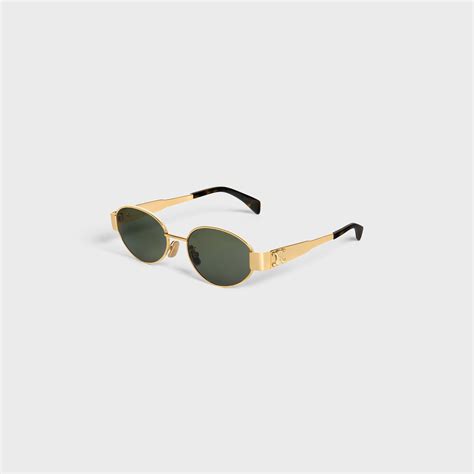 celine round sunglasses gold|are celine sunglasses polarized.